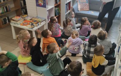Kolejne spotkanie z przedszkolakami w naszej bibliotece!